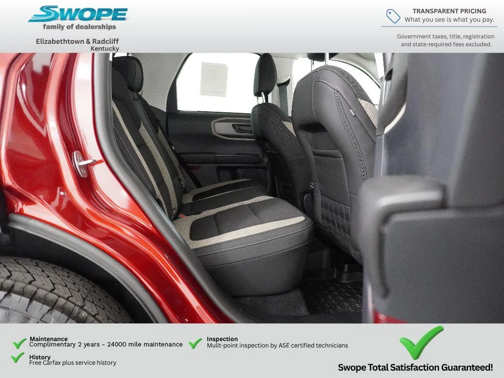 New 2025 Ruby Red Metallic Tinted Clearcoat Ford Big Bend® image 13