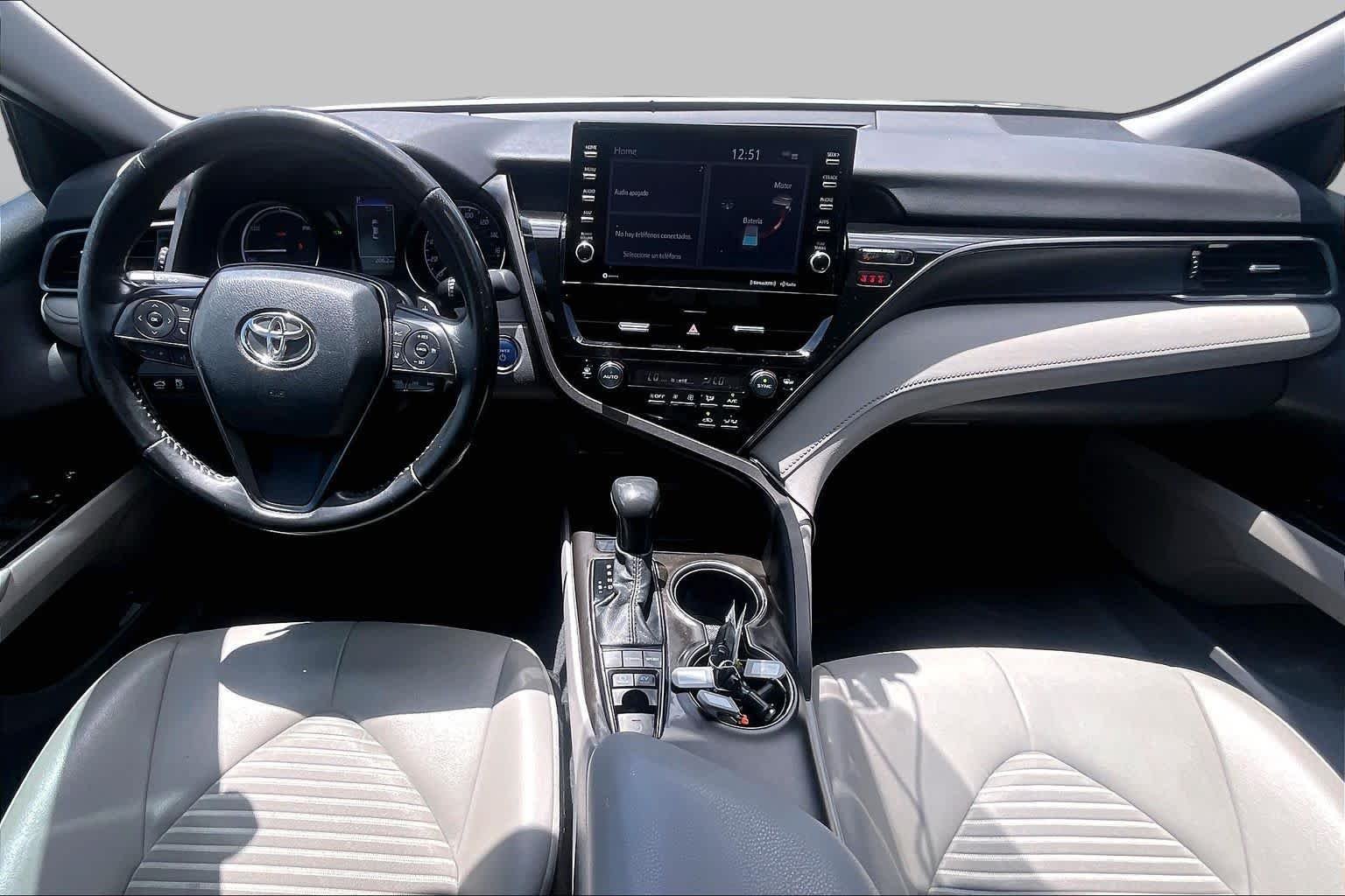 Used 2022 Celestial Silver Metallic Toyota Hybrid SE image 15