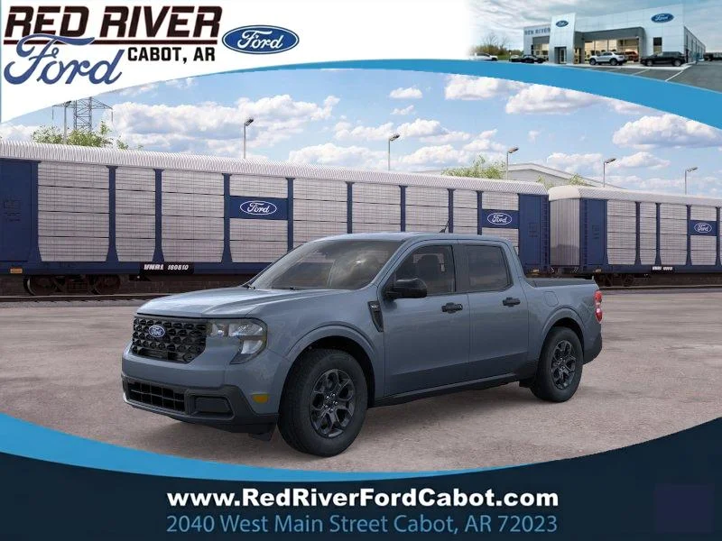 New 2026 Azure Gray Metallic Tri-Coat Ford XLT image 1