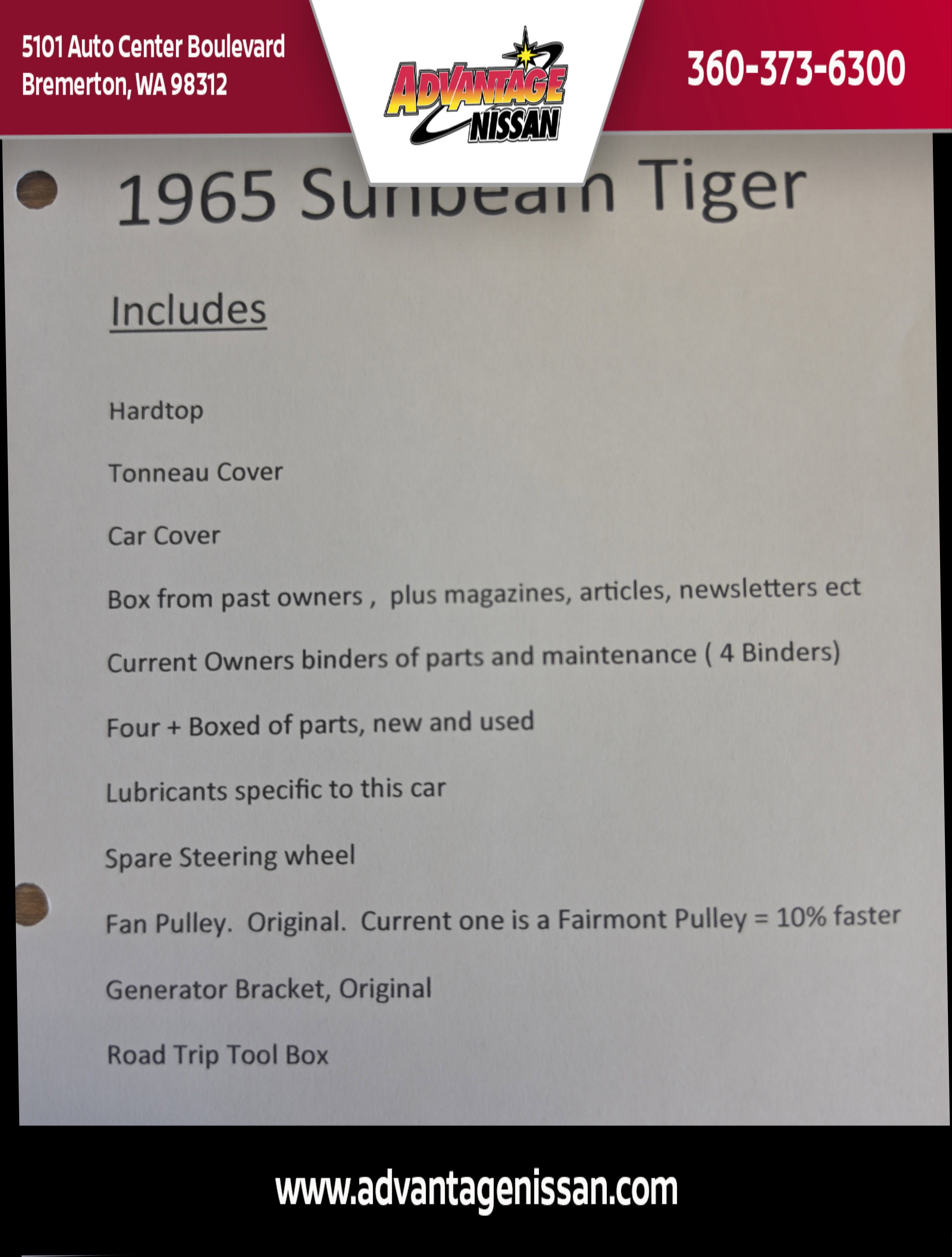 Used 1965 Black Sunbeam Mark 1 image 29