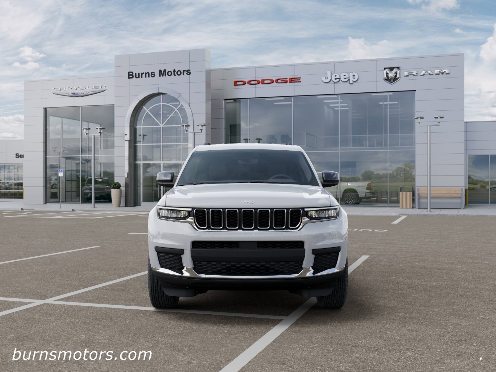 New 2026 Bright White Clear-Coat Exterior Paint Jeep Laredo X image 6