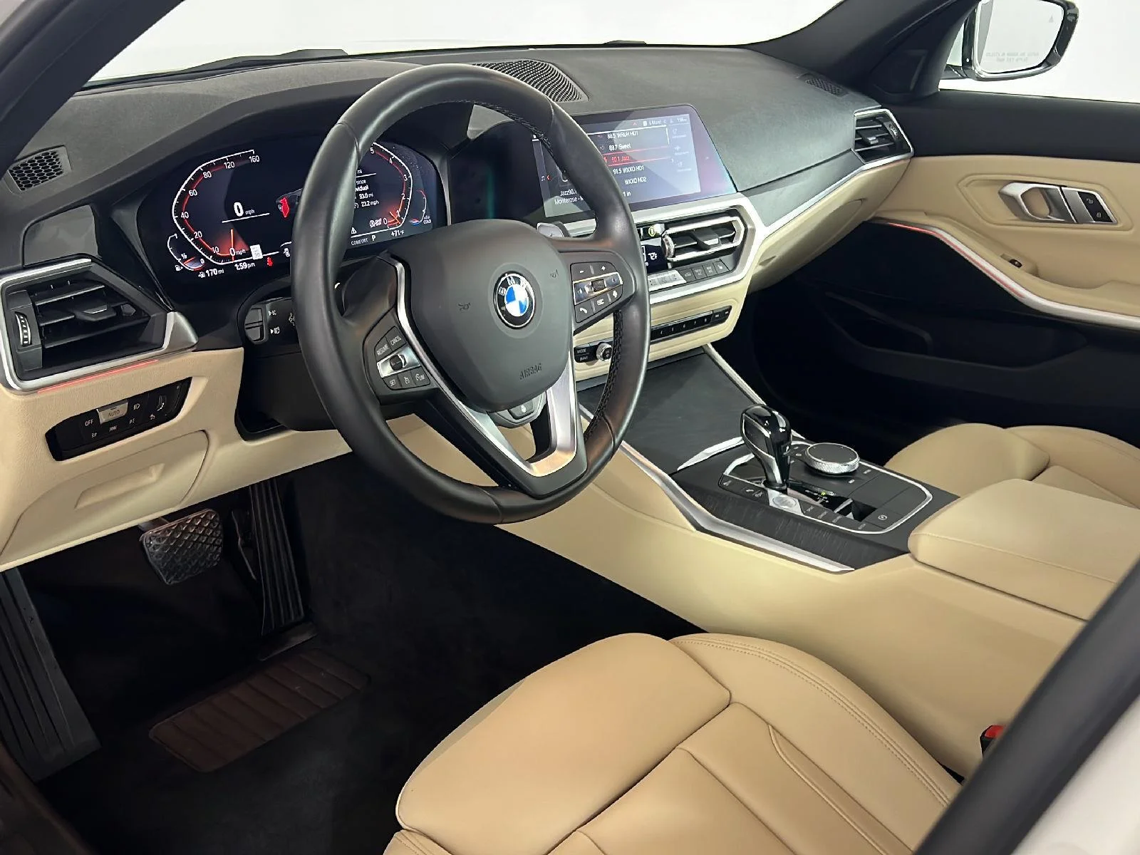Used 2021 Alpine White BMW 330i xDrive image 2