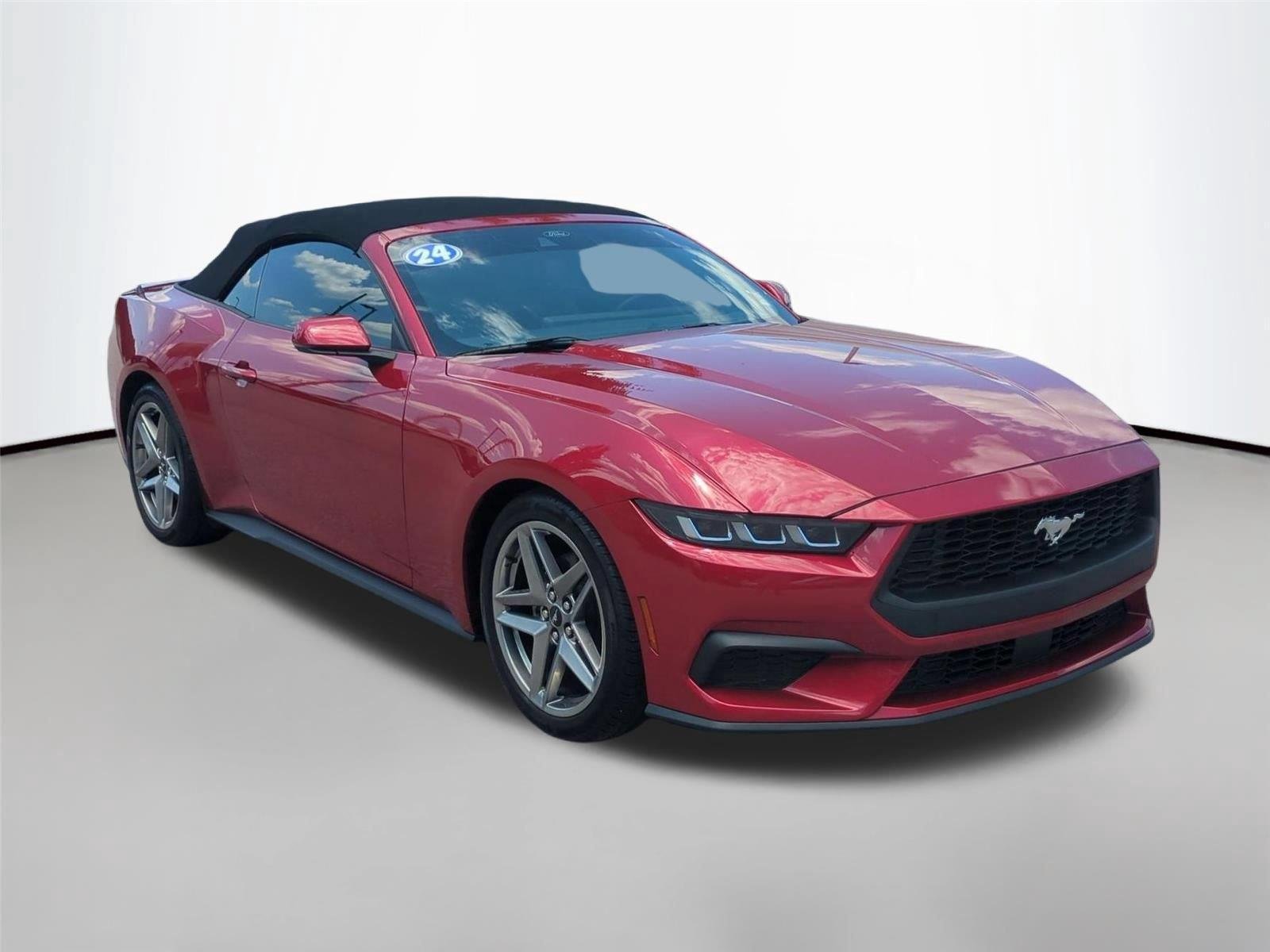 Used 2024 Rapid Red Metallic Tinted Clearcoat Ford EcoBoost Premium image 7