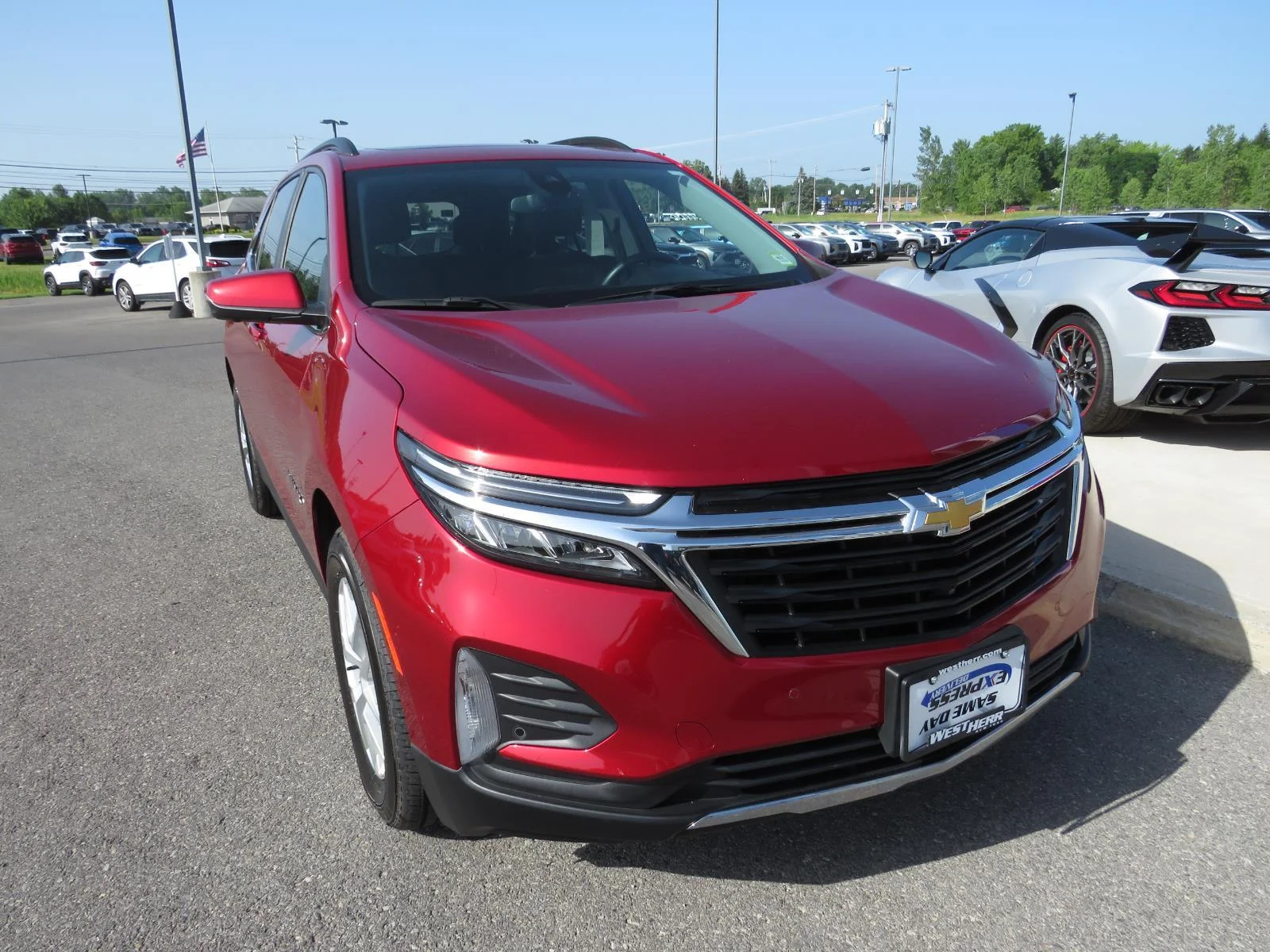 Used 2024 Radiant Red Tintcoat Chevrolet LT image 3
