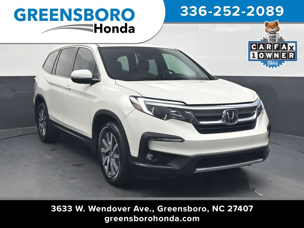 Used 2019 White Diamond Pearl Honda EX-L image 1