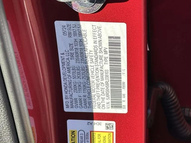 Certified Used 2024 Radiant Red Metallic Honda Sport image 19