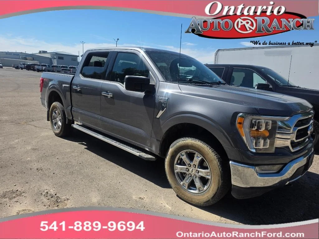 Used 2023 Carbonized Gray Metallic Ford XLT image 1