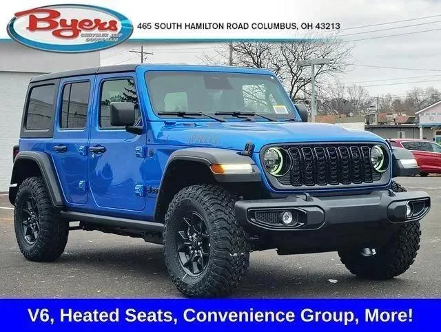 New 2026 Hydro Blue Pearl-Coat Exterior Paint Jeep Willys image 1