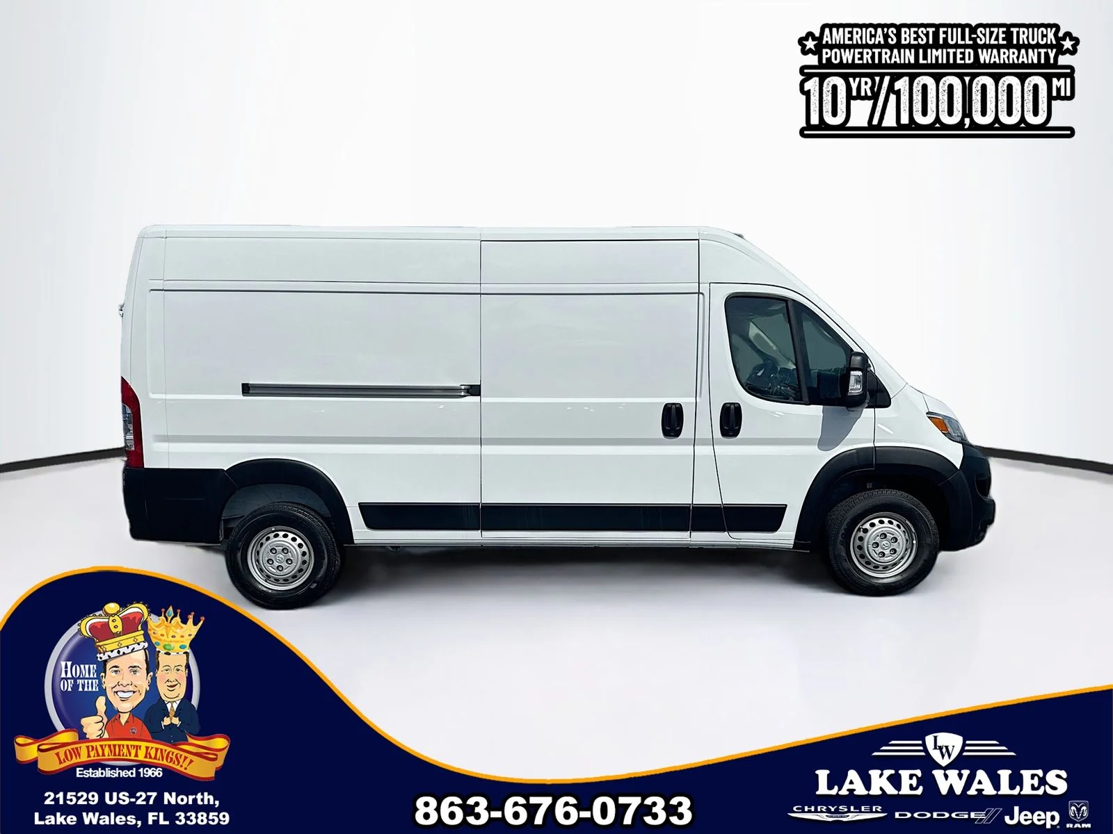 New 2026 Bright White Clearcoat RAM High Roof image 7