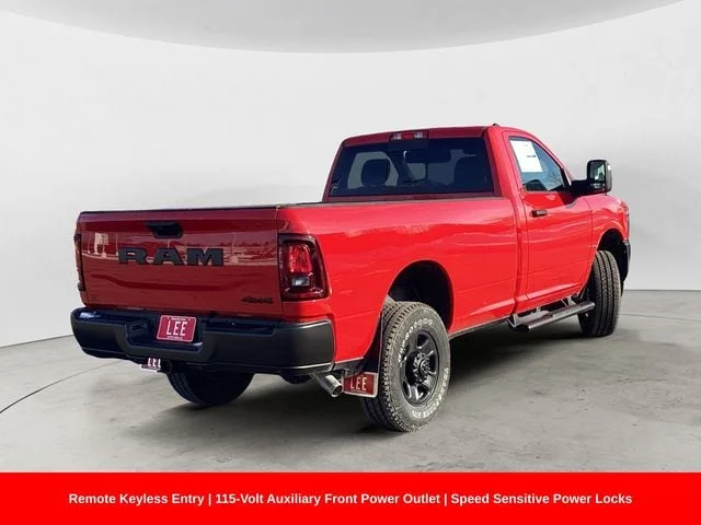 New 2026 Flame Red Clearcoat Ram TRADESMAN REGULAR CAB 4X4 8