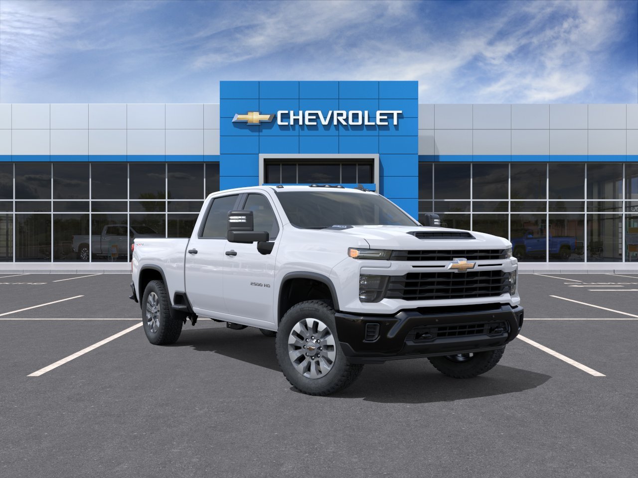 New 2026 Summit White Chevrolet Custom image 1