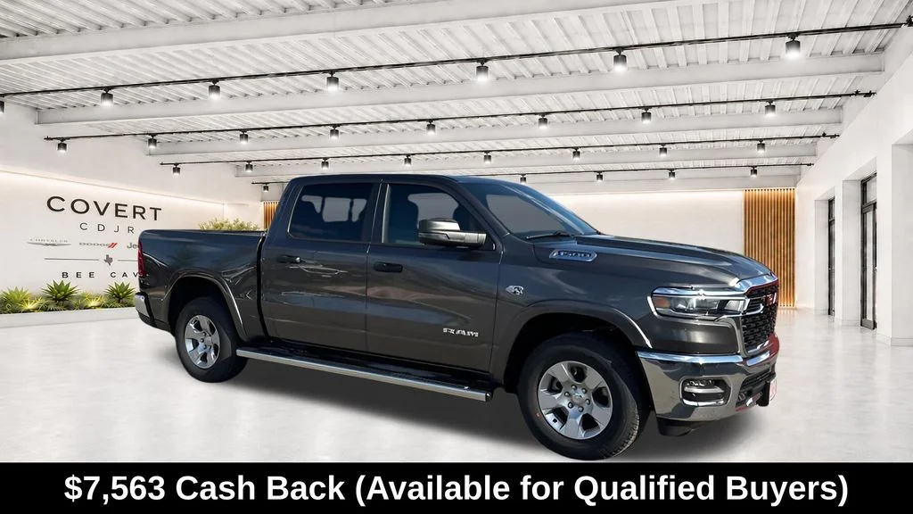 New 2026 Granite Crystal Metallic Clear-Coat Exterior Paint RAM Big Horn/Lone Star image 12