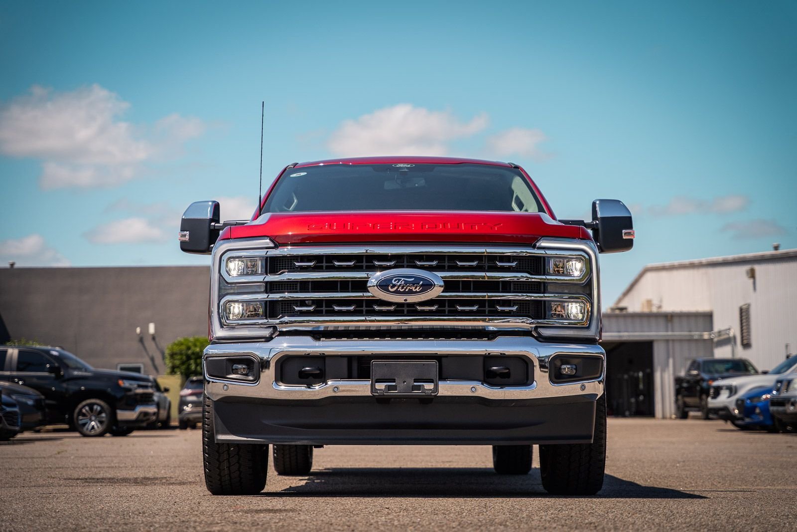 New 2026 Ruby Red Metallic Tinted Clearcoat Ford F-250® Lariat® image 2