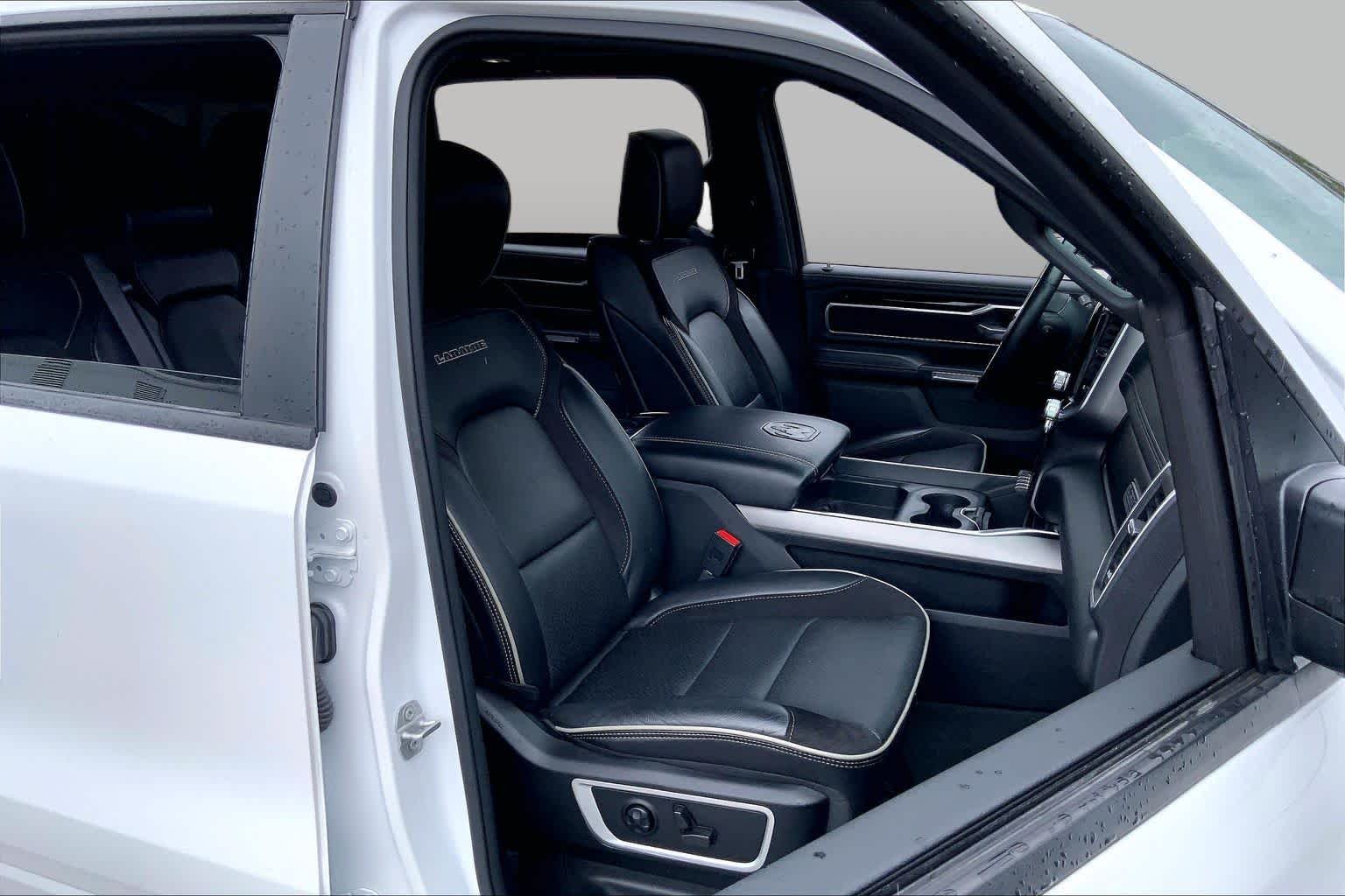 Used 2021 Bright White Clearcoat Ram Laramie image 9