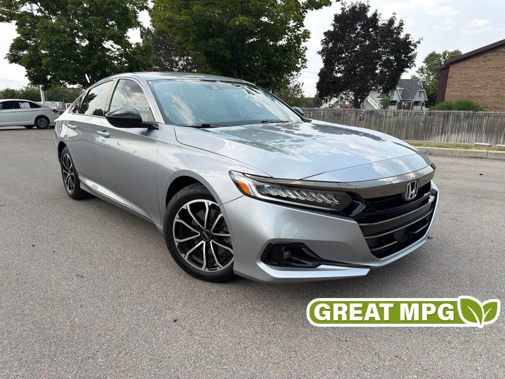 Certified Used 2022 Lunar Silver Metallic Honda Sport image 1