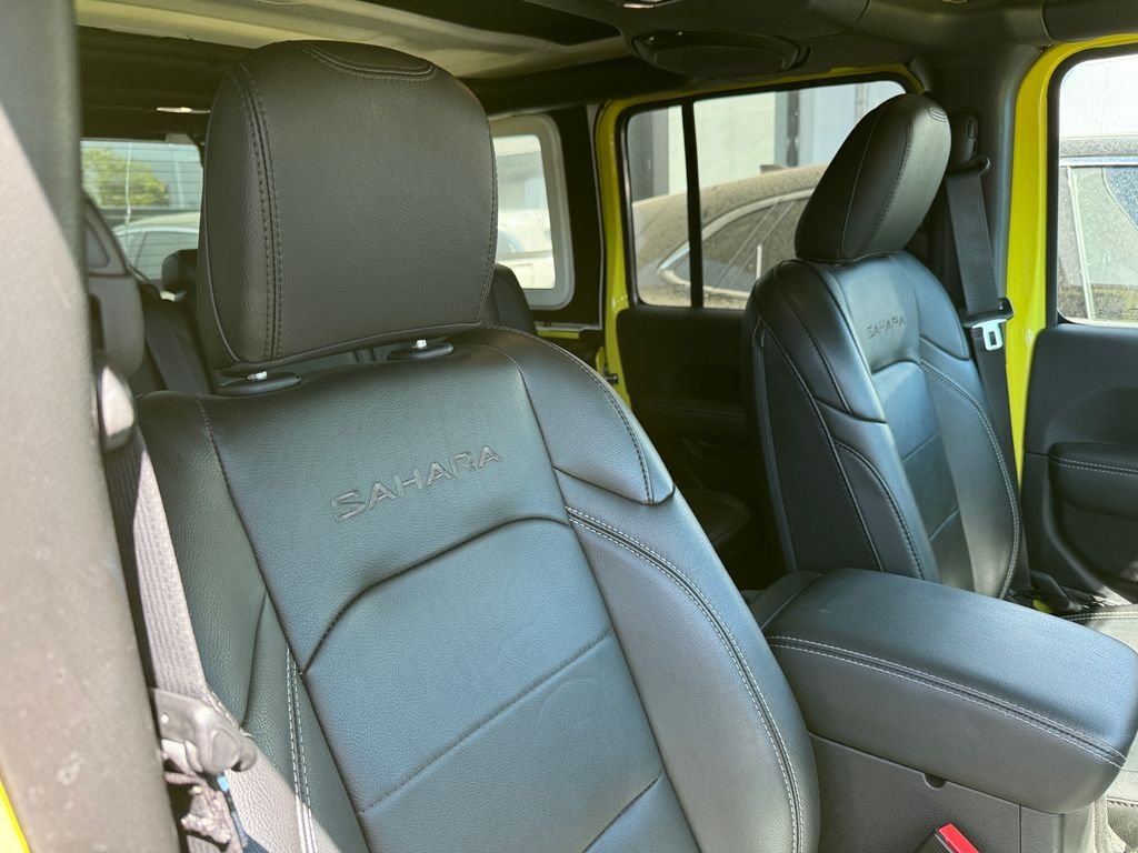 Used 2023 Yellow Jeep Sahara 4xe image 3