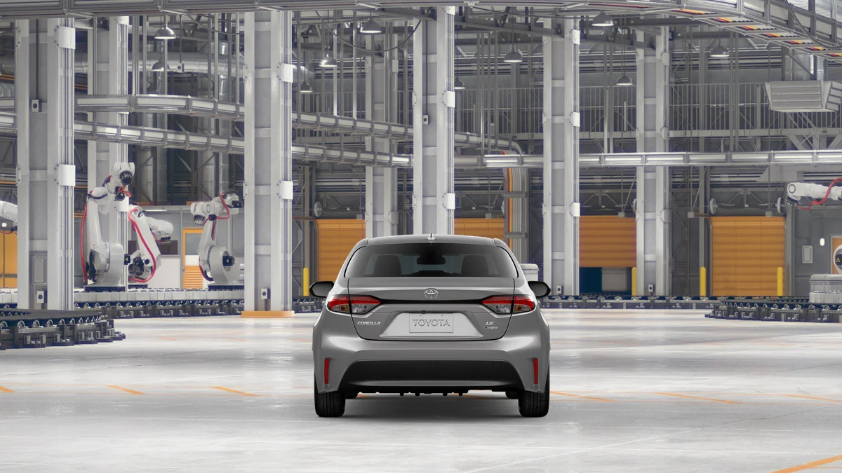 New 2026 Classic Silver Metallic Toyota Hybrid LE image 8
