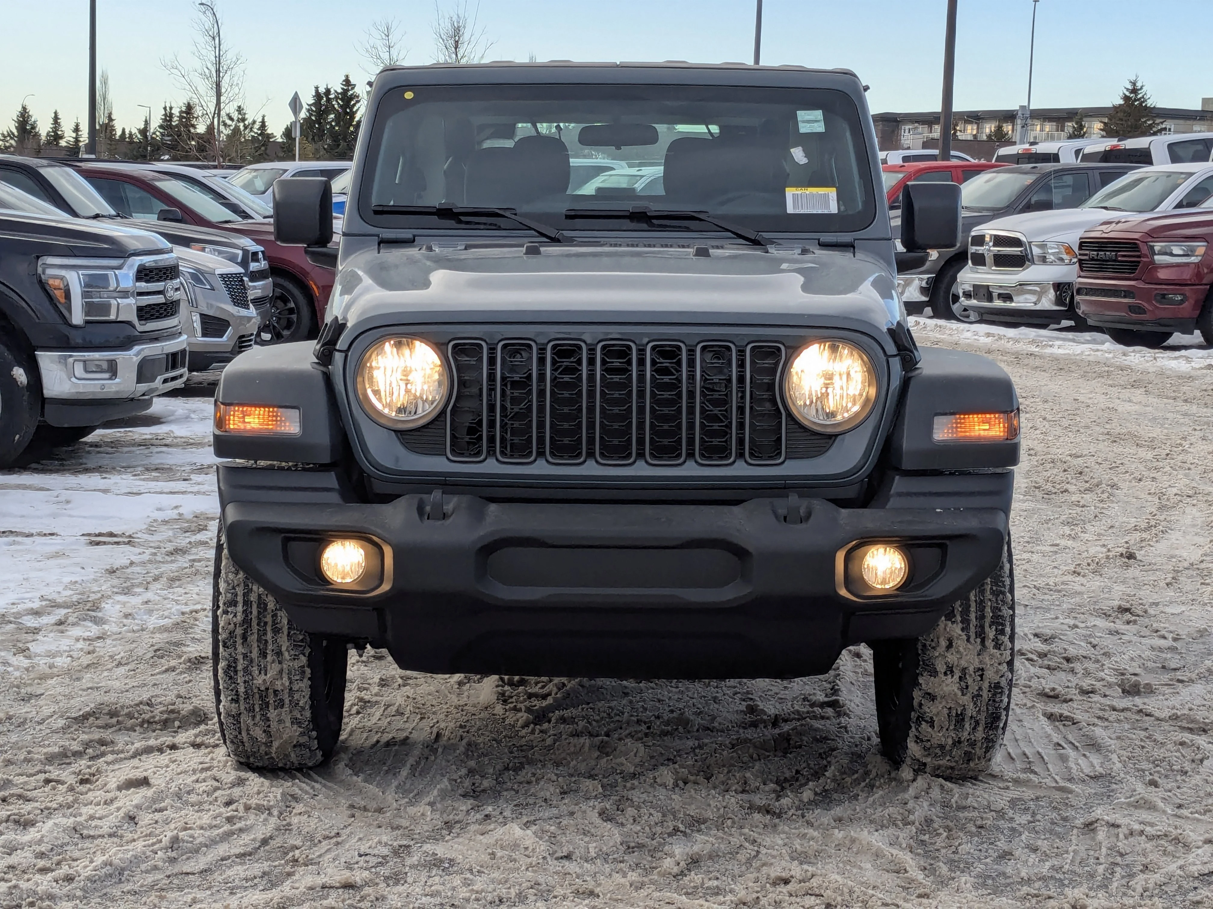 New 2026 Dark blue Jeep Sport - - 2.0L Turbo Engine - 12.3 Uconnect 5 Display - Black Freedom Hardtop - 8-Speed Auto & More image 3