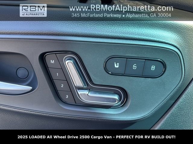 New 2025 Silver Gray Mercedes-Benz 2500 High Roof All Wheel Drive with 144 Wheel Base image 14
