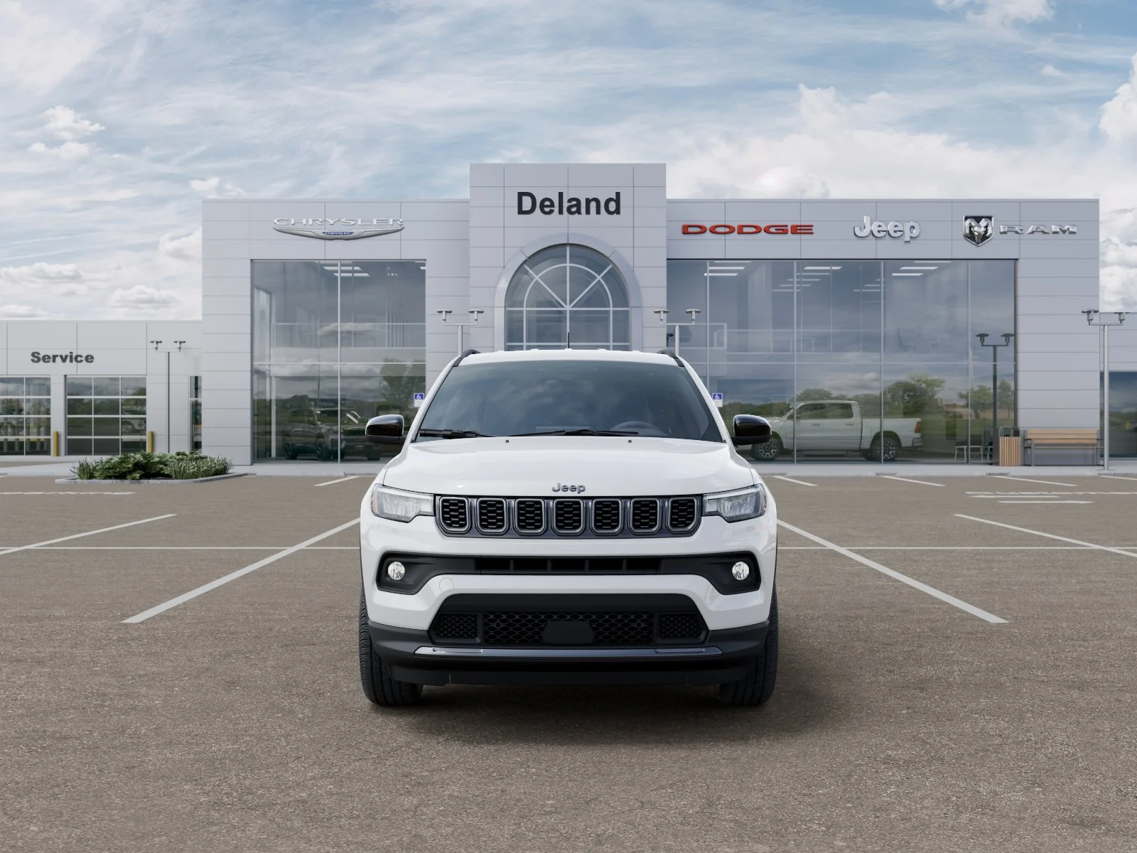 New 2026 Bright White Clear-Coat Exterior Paint Jeep Latitude image 36