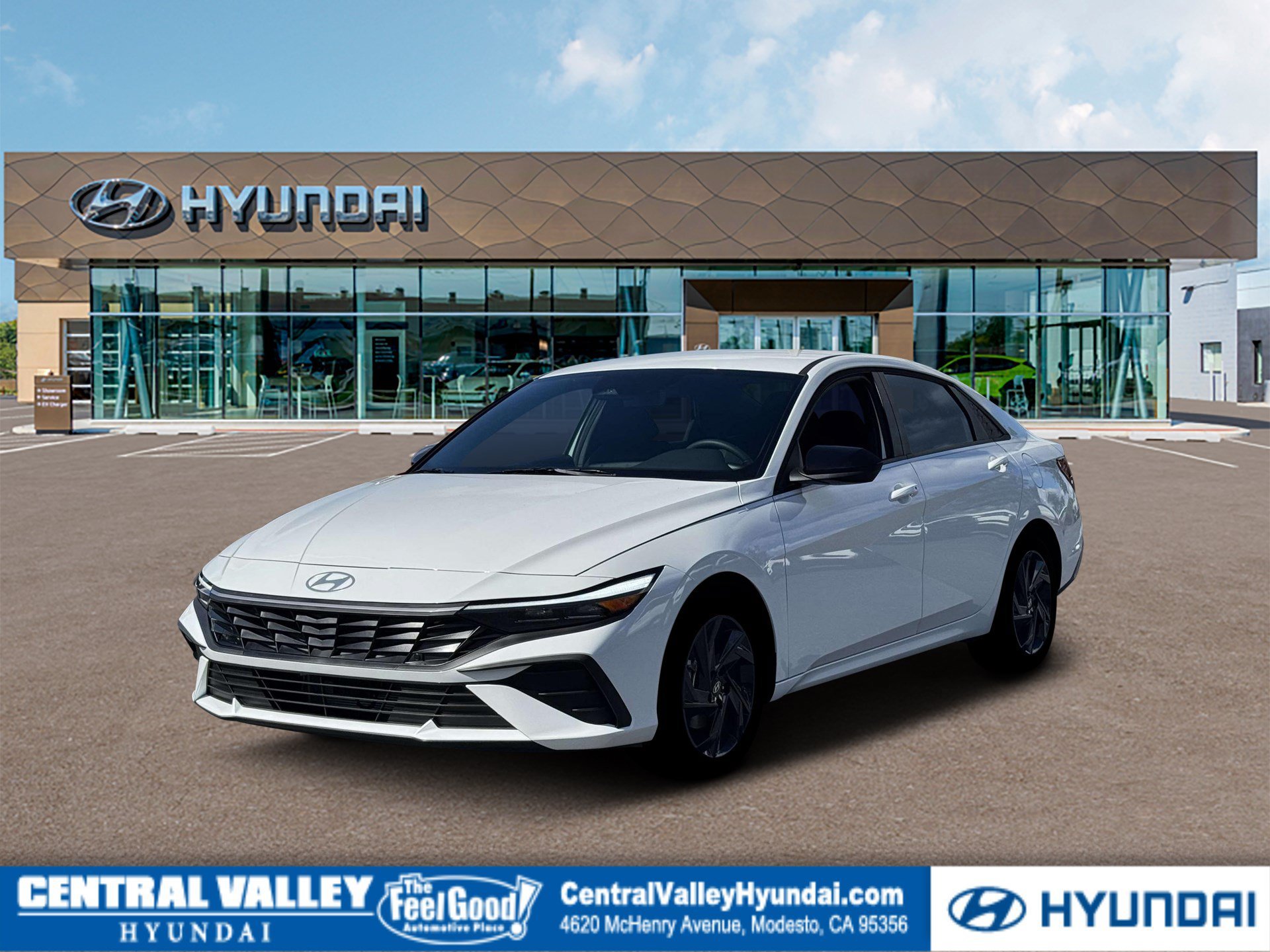 New 2026 Serenity White Hyundai SEL Sport image 1