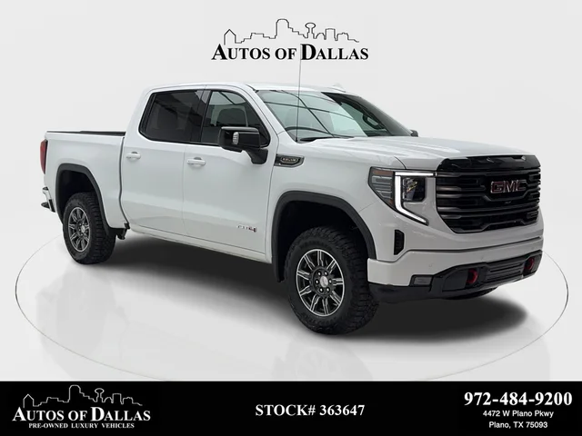 2025 GMC Sierra 1500 AT4 NAV,CAM,CLMT STS,BLIND SPOT,20