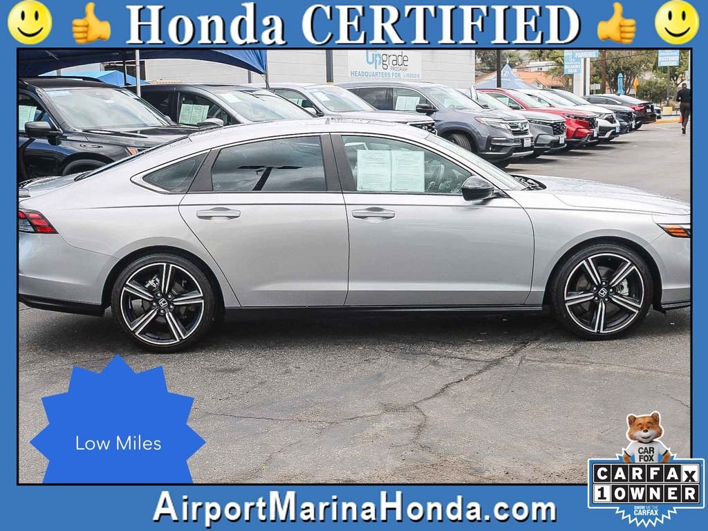 Certified Used 2024 Solar Silver Metallic Honda Sport image 23