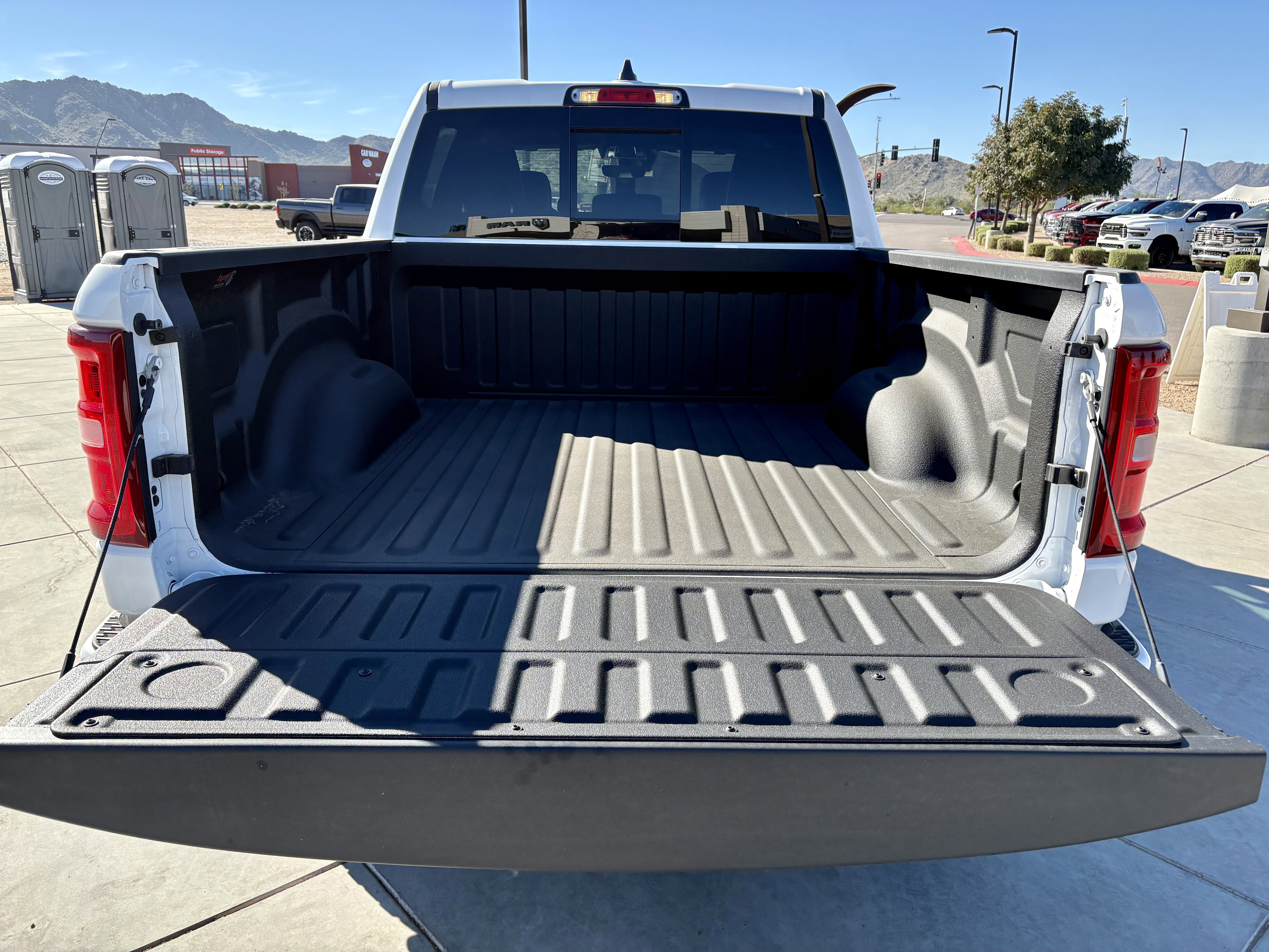 New 2026 Bright White Clear-Coat Exterior Paint RAM Laramie image 23