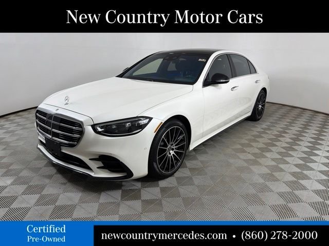 Certified Used 2021 White Mercedes-Benz S 580 image 3