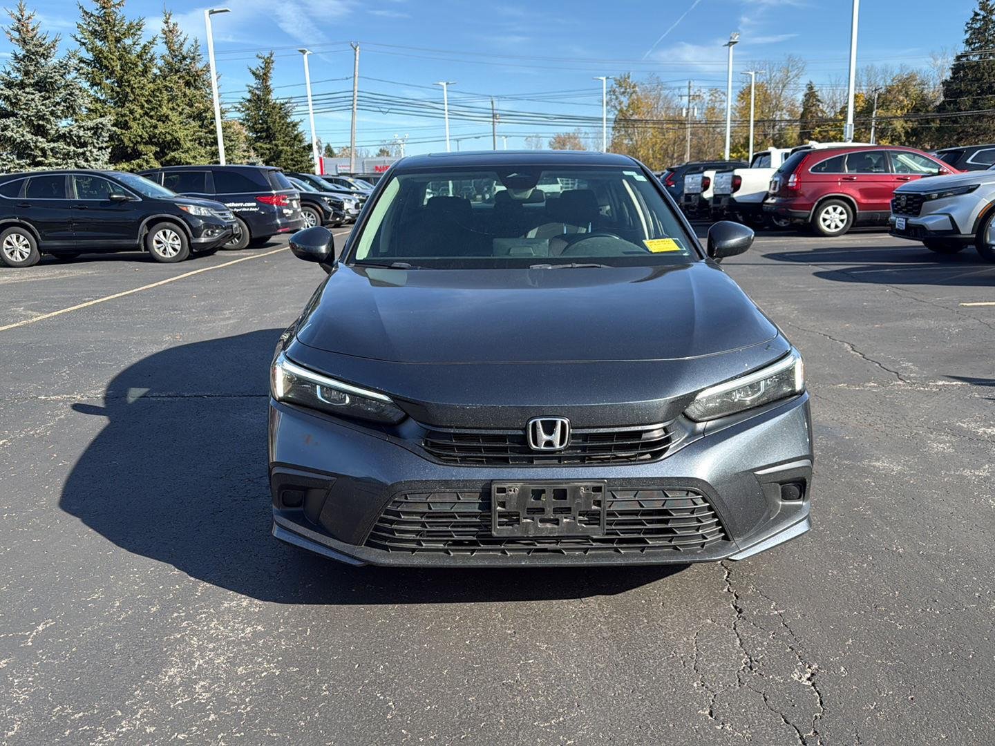 Used 2024 Meteorite Gray Metallic Honda EX image 3