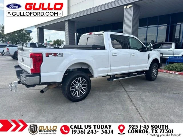 Used 2019 White Platinum Metallic Tri-Coat Ford Lariat image 6