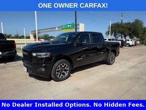 Used 2025 Diamond Black Crystal Pearlcoat Ram Laramie image 4