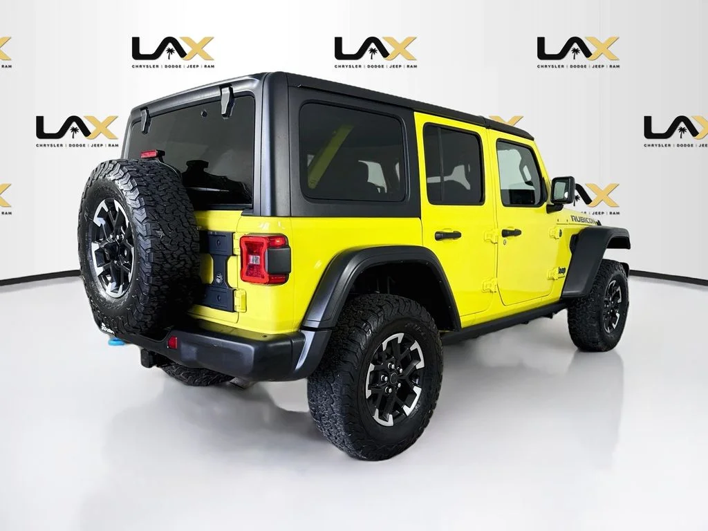 Used 2024 Yellow Jeep Rubicon 4xe image 7