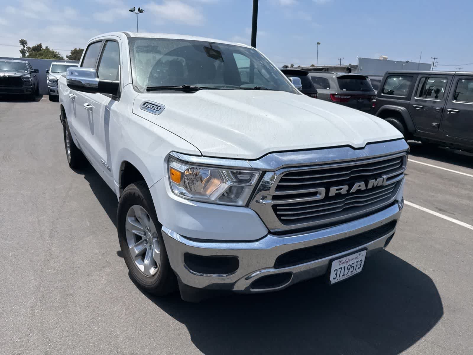 Used 2024 Bright White Clearcoat Ram Laramie image 8