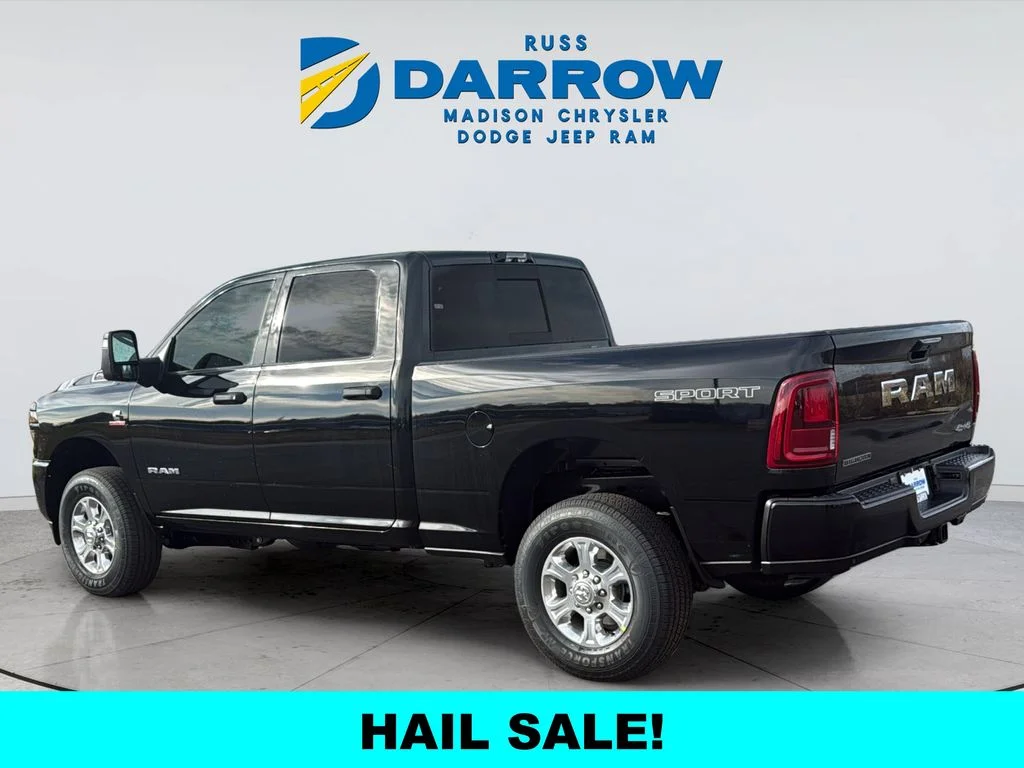 New 2026 Diamond Black Crystal Pearl-Coat Exterior Paint RAM Big Horn image 3