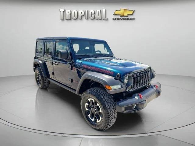 Used 2025 Blue Jeep Rubicon image 7