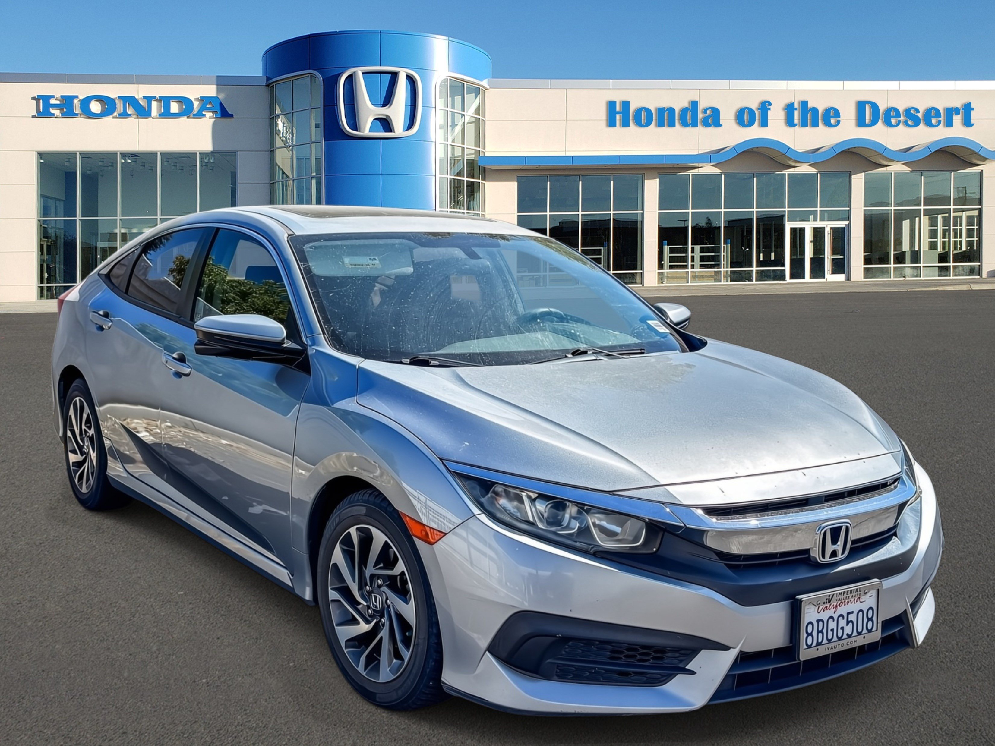 Used 2017 Lunar Silver Metallic Honda EX image 1