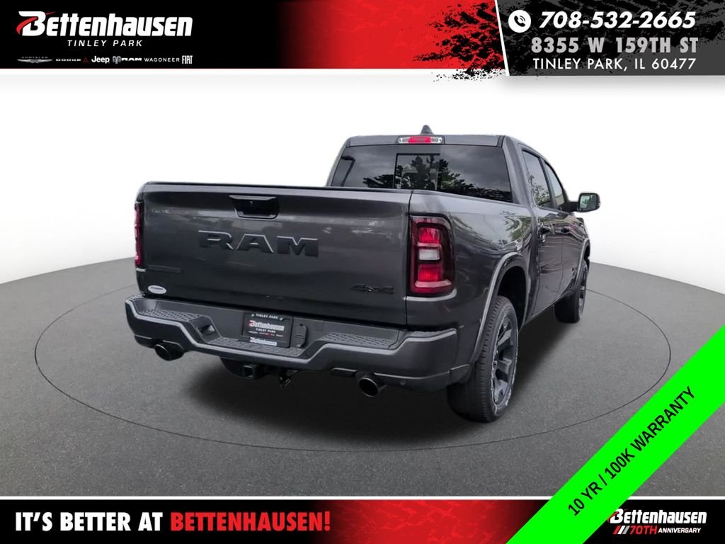 New 2026 Granite Crystal Metallic Clear-Coat Exterior Paint RAM Big Horn image 6