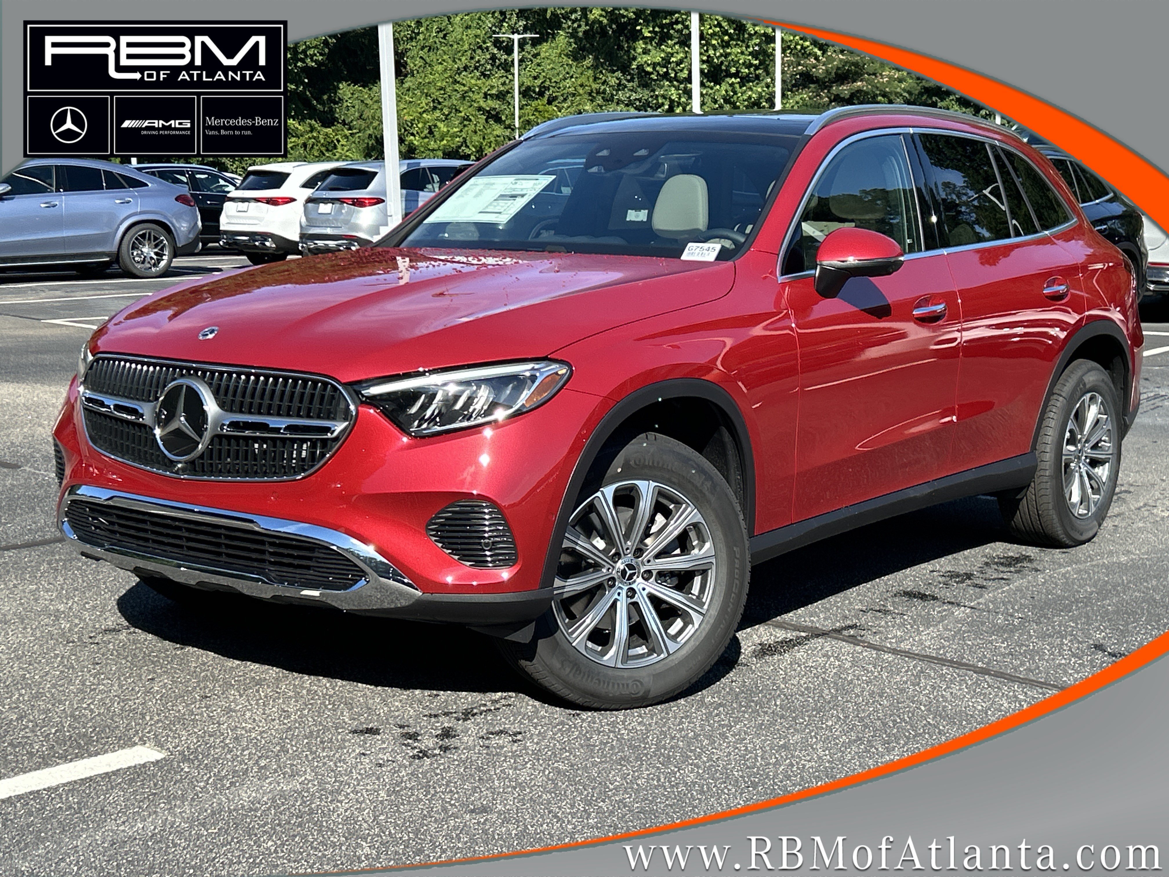 New 2026 MANUFAKTUR Patagonia Red Metallic Mercedes-Benz GLC 300 4MATIC® SUV image 1