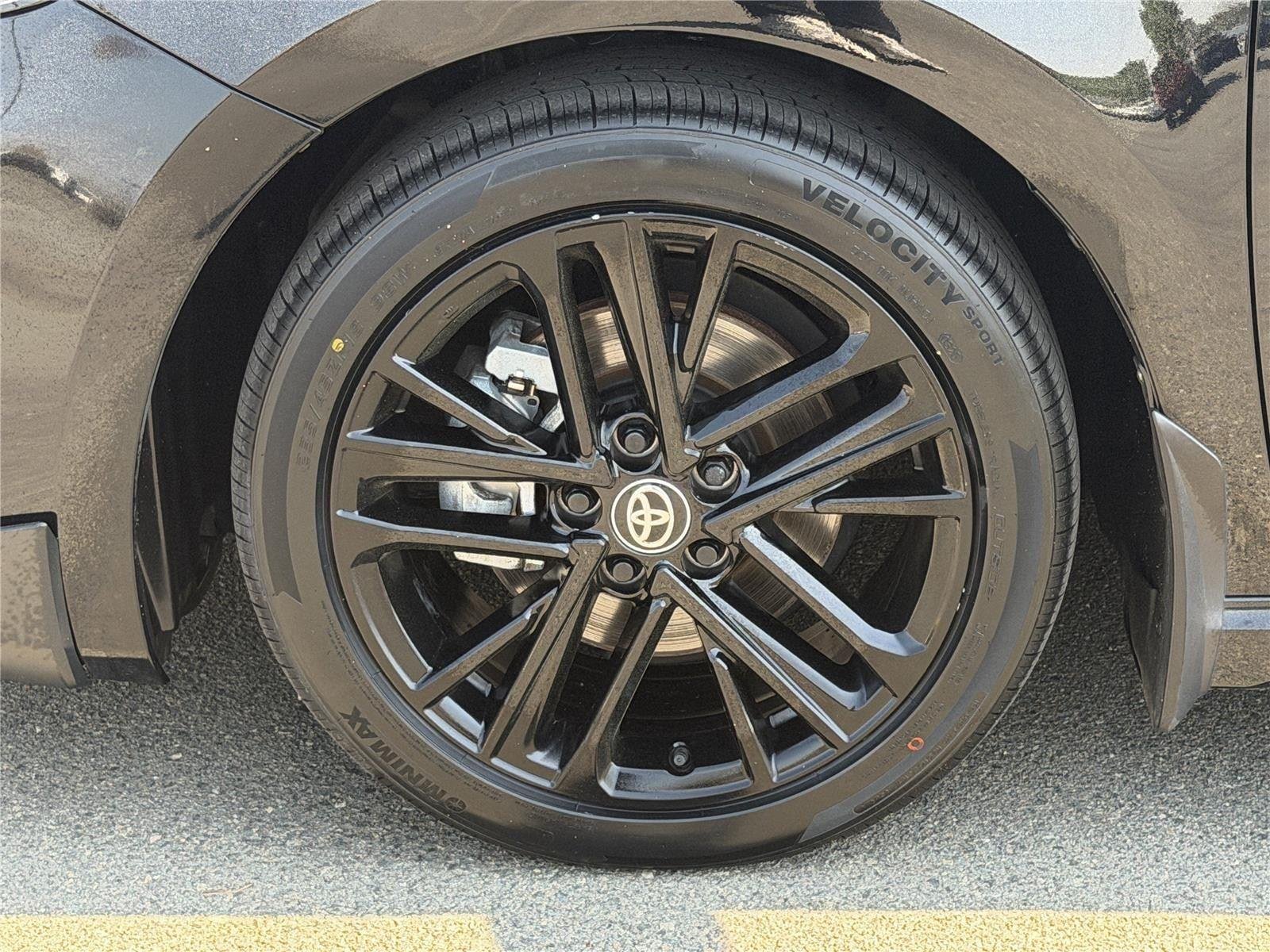 Used 2025 Midnight Black Metallic Toyota SE image 28