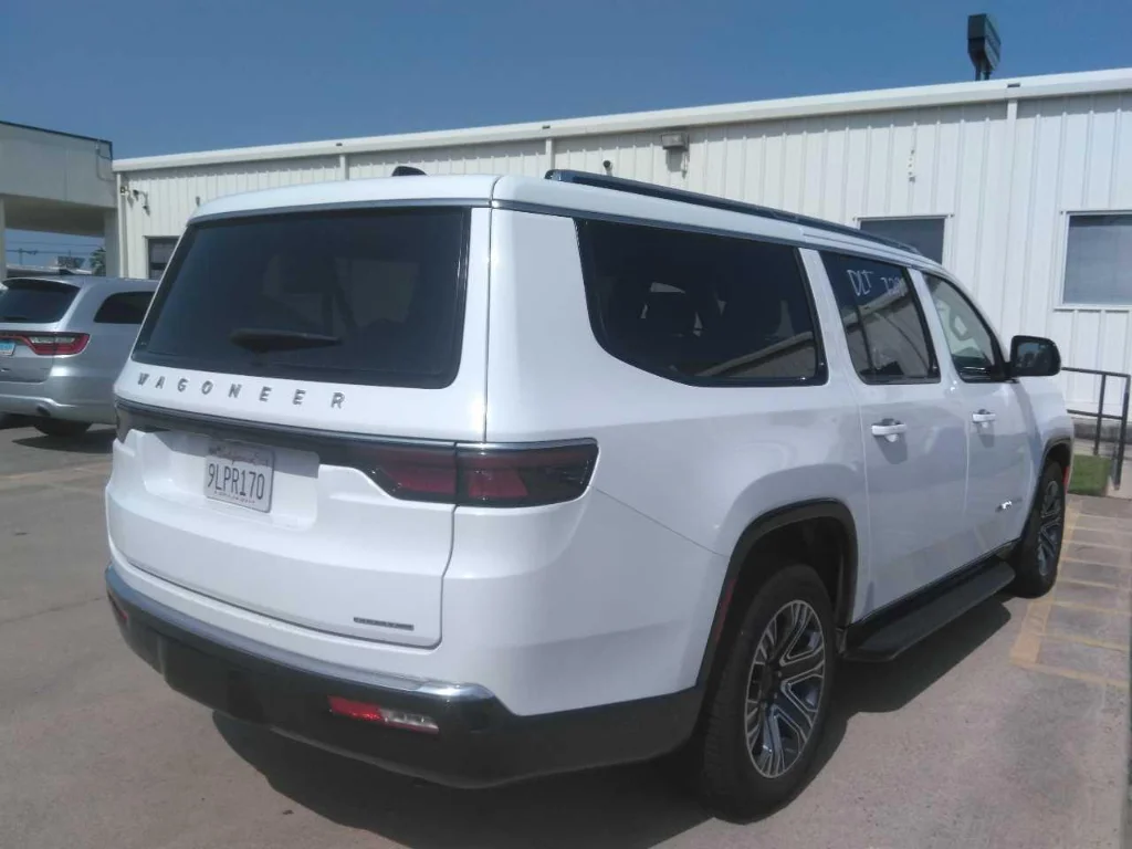 Used 2024 Bright White Clearcoat Jeep Series II image 3