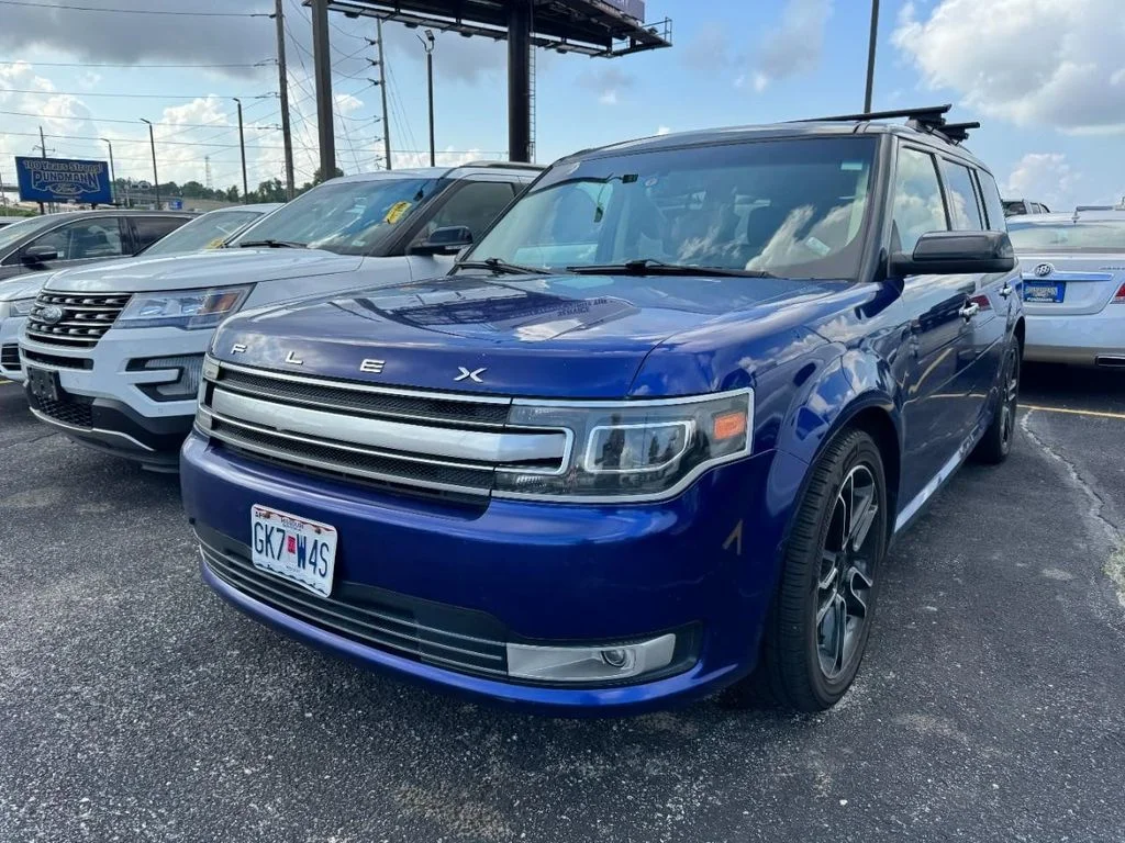 Used 2013 Deep Impact Blue Metallic Ford Limited image 5