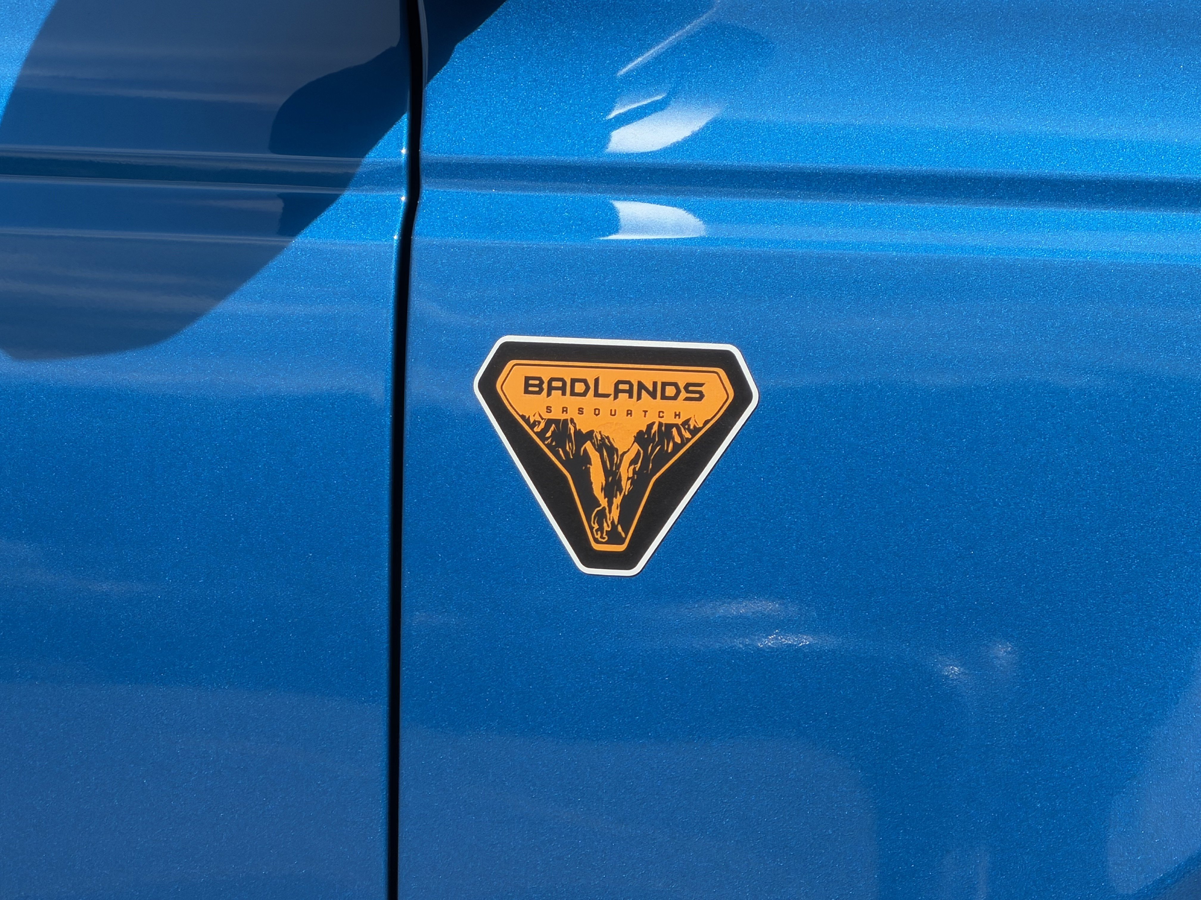 Used 2024 Velocity Blue Metallic Ford Badlands image 4