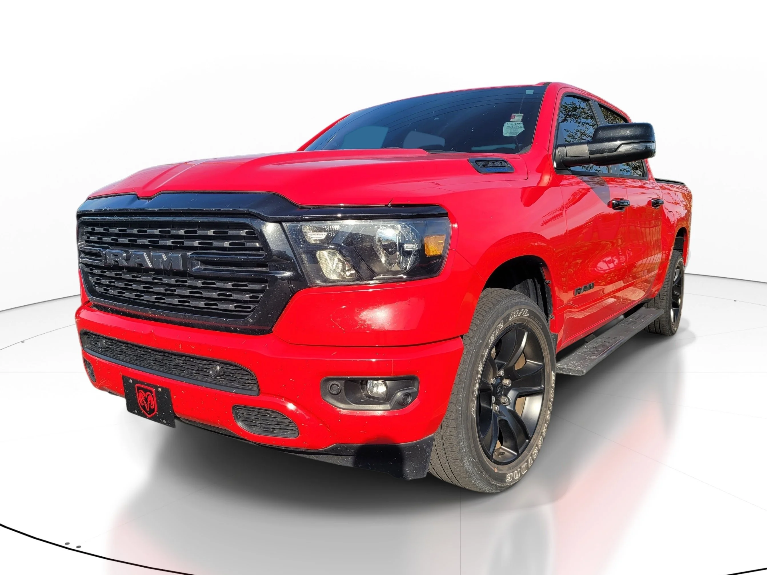 Used 2023 Flame Red Clearcoat Ram Big Horn image 3