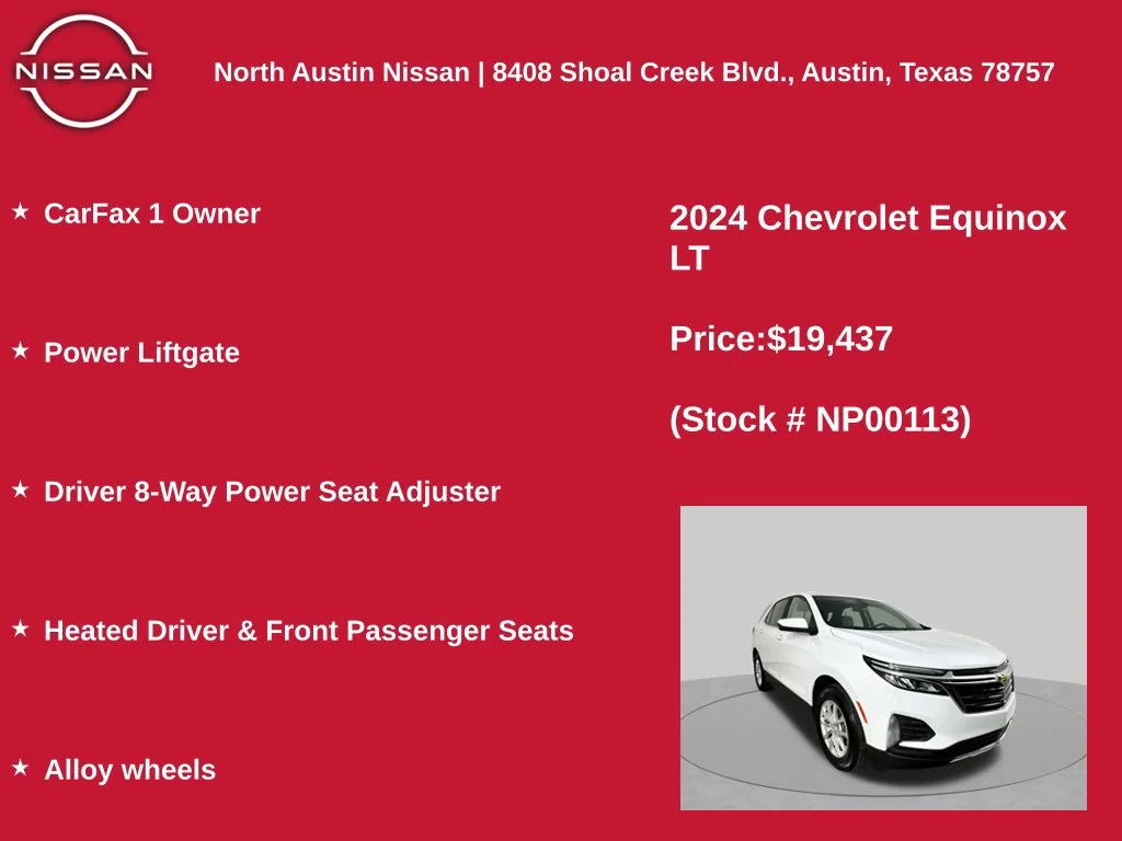 Used 2024 White Chevrolet LT image 11