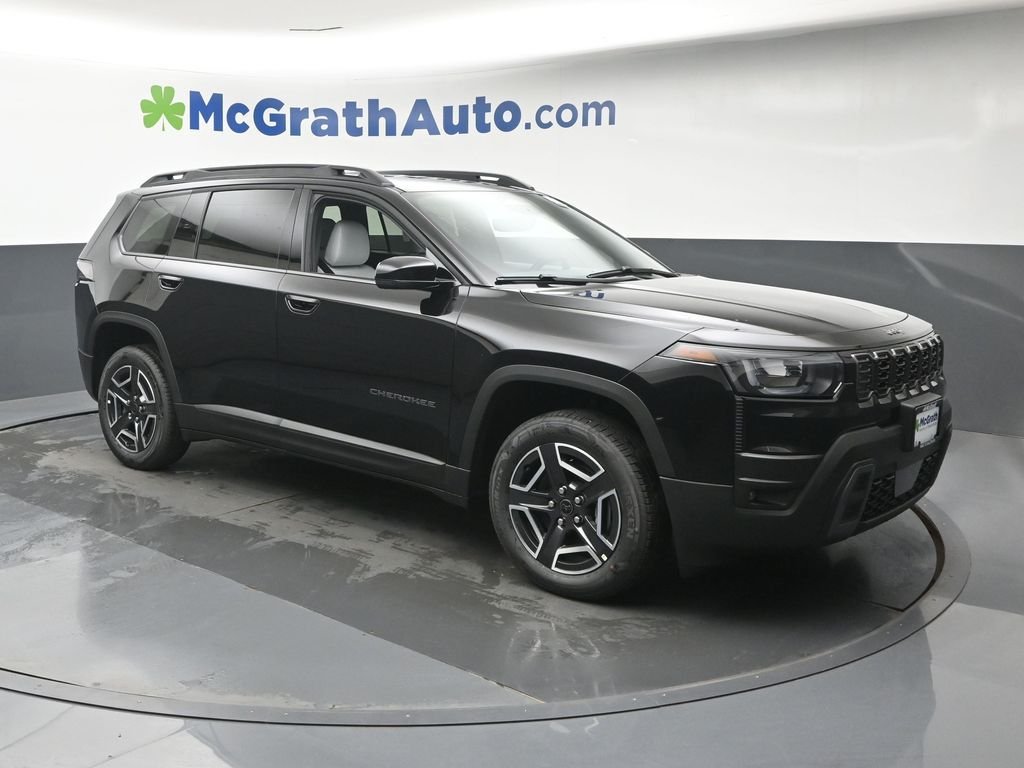 New 2026 Diamond Black Crystal Pearlcoat Jeep Limited image 2