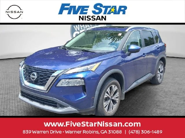 Used 2022 Blue Nissan SV image 7