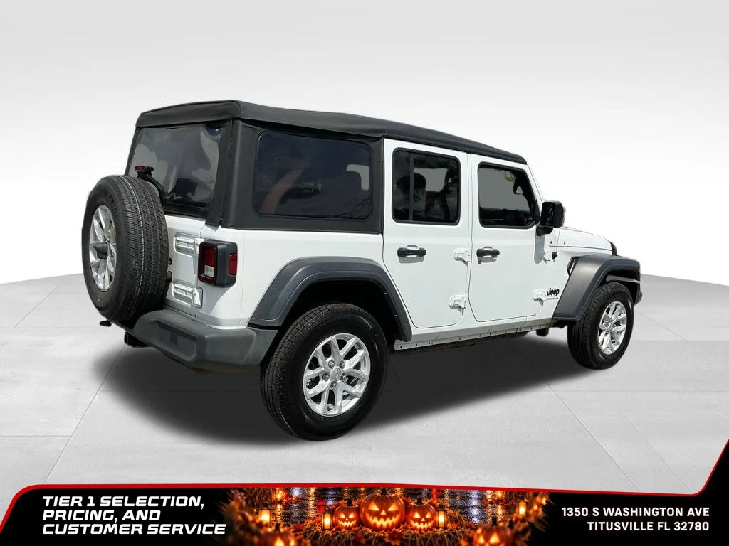 Used 2023 White Jeep Sport S image 6