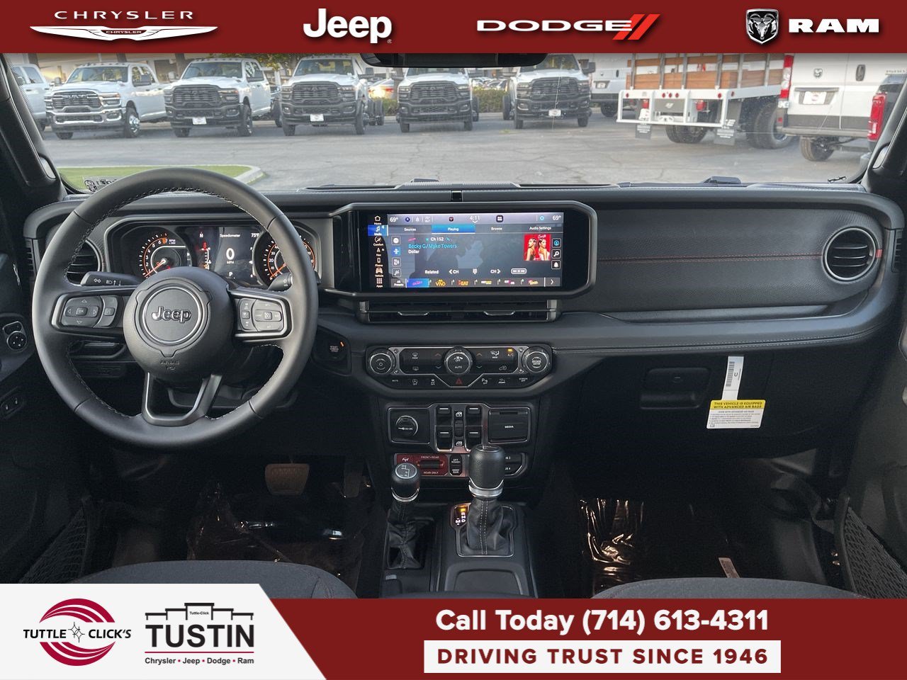 New 2026 Black Clearcoat Jeep Rubicon image 12