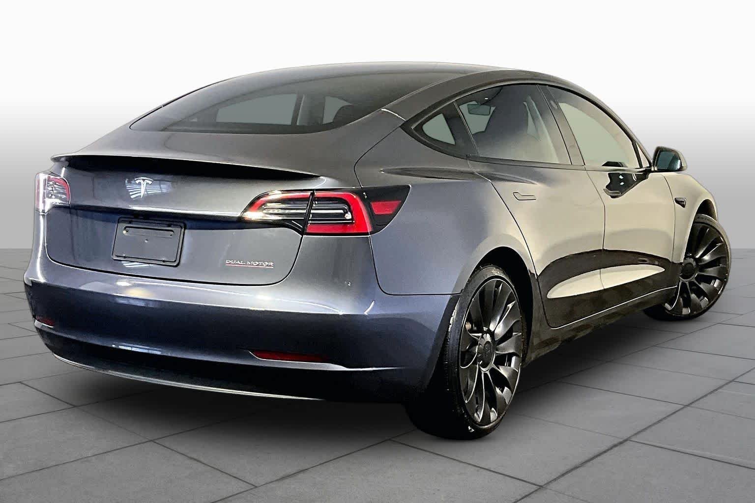 Used 2023 Midnight Silver Metallic Tesla Performance image 11
